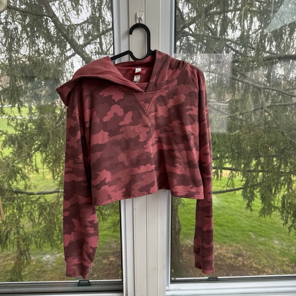 lululemon all yours crop hoodie